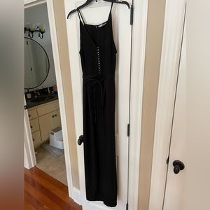 H&M Black Jumpsuit with Cute Front Details